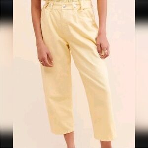 Free People EDWIN Maiia Lemonade Trouser Jeans